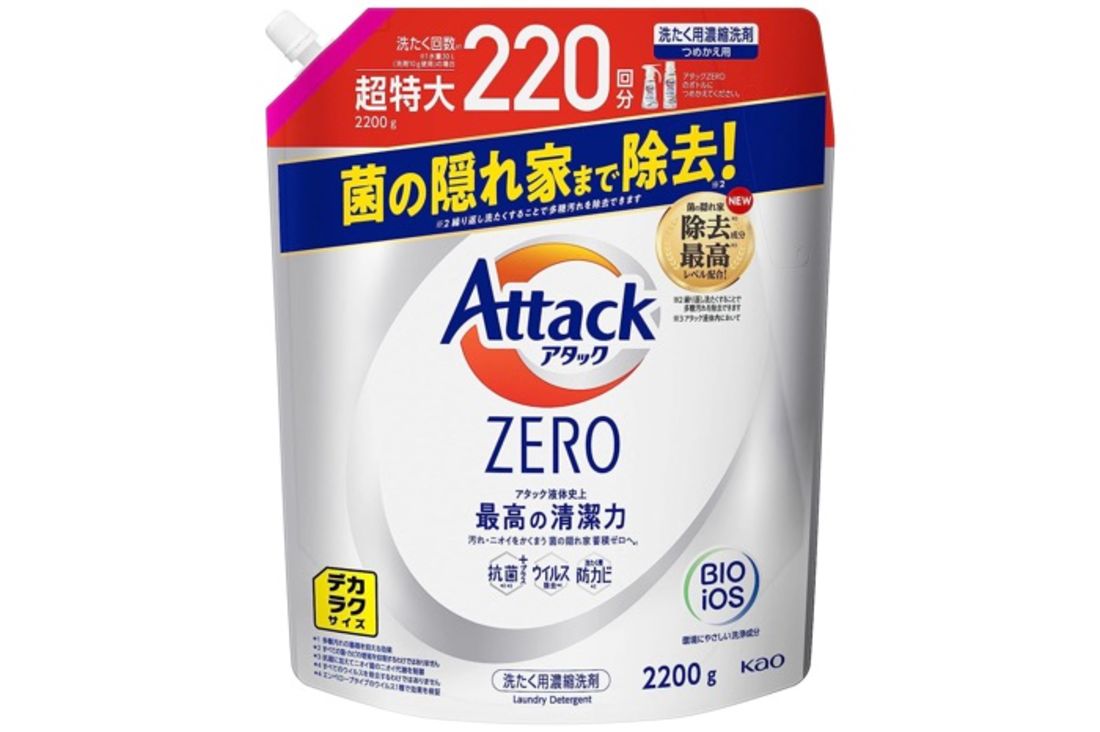 デカラクサイズ アタックZERO 洗濯洗剤