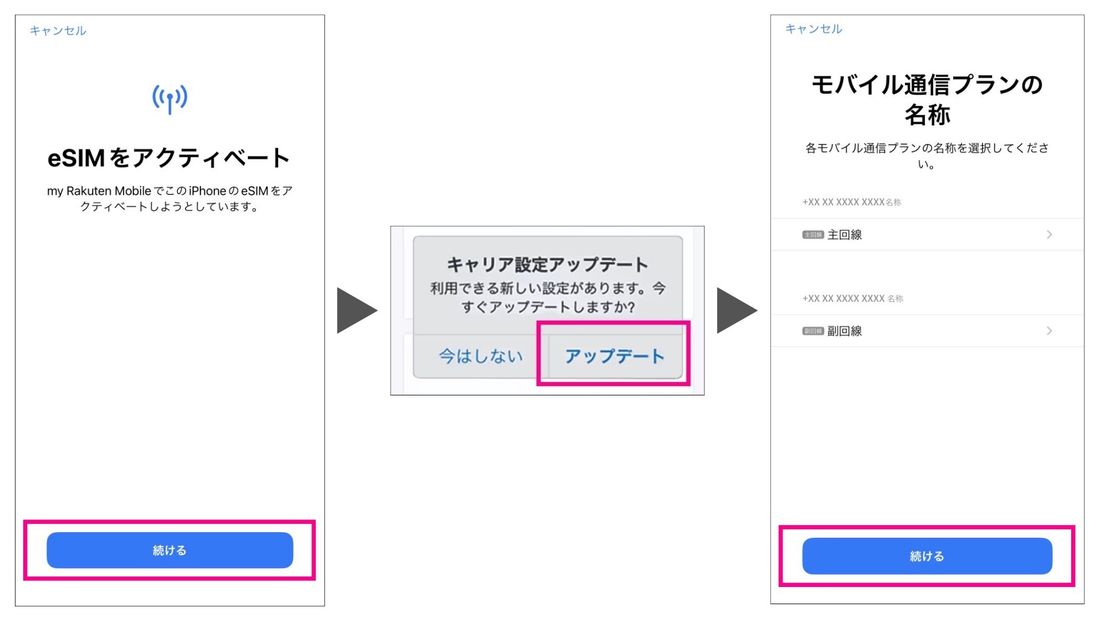 【楽天モバイル（データタイプ）】回線開通