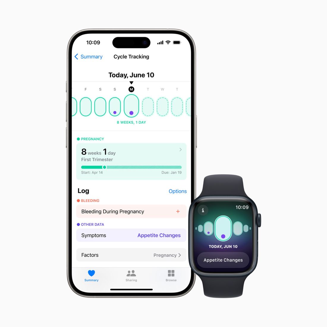 watchOS 11の妊娠サポート機能