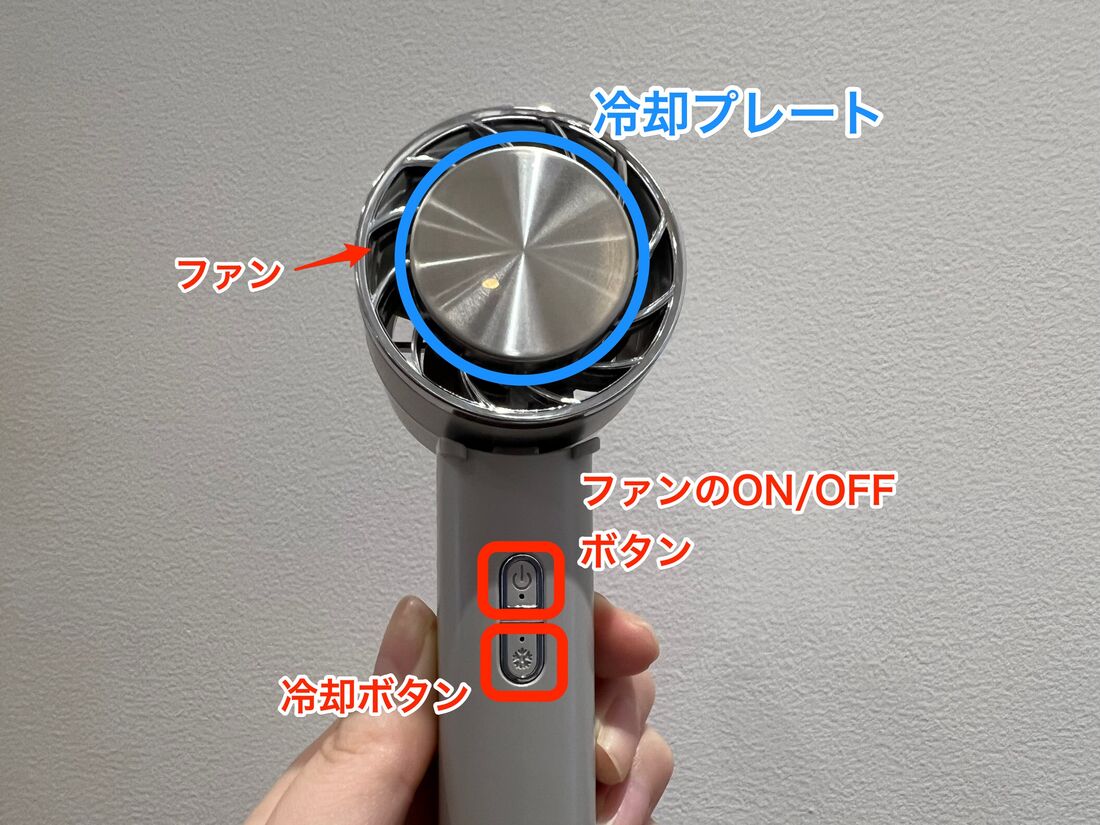 ハンディファンの機能説明