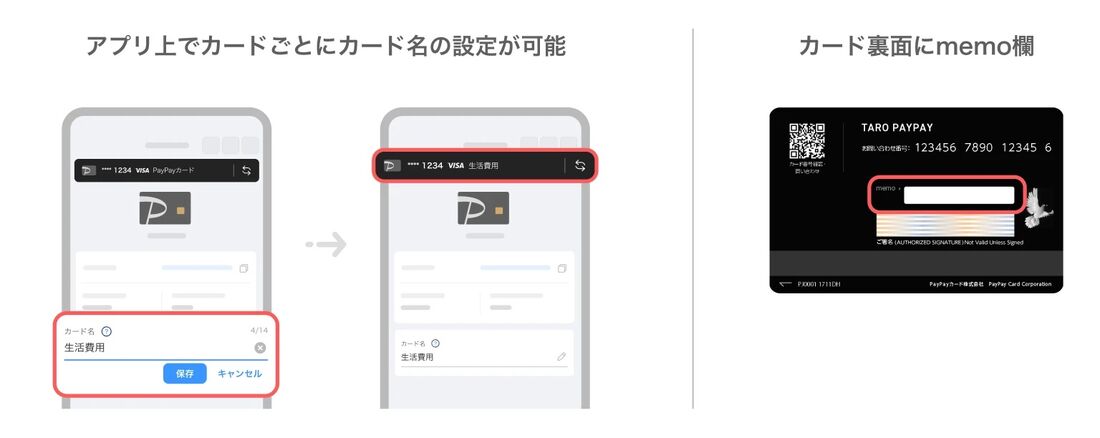 PayPayカード　複数枚発行