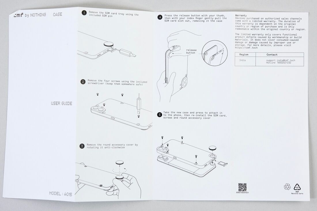 イラストだけ見れば作業できる。だが、カバーを外すのは苦労する