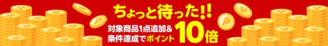 リクルート対象商品購入でポイント最大10倍