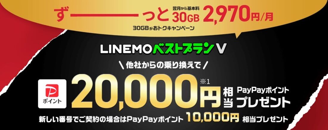 【LINEMO】ベストプランV