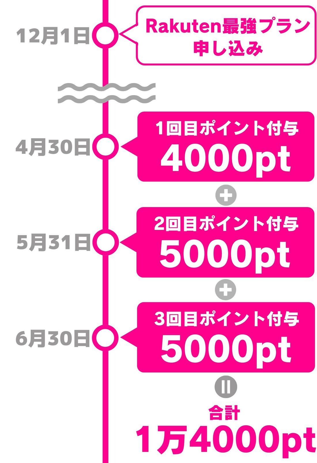 三木谷キャンペーン　ポイント付与日