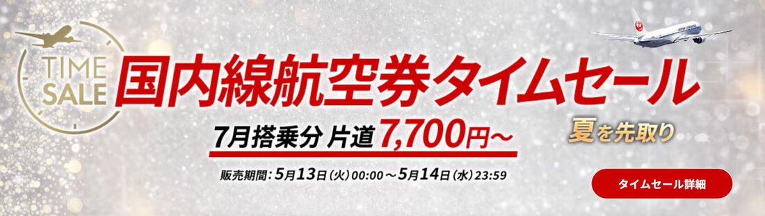 国内線航空券セール