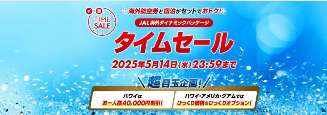 JAL タイムセール