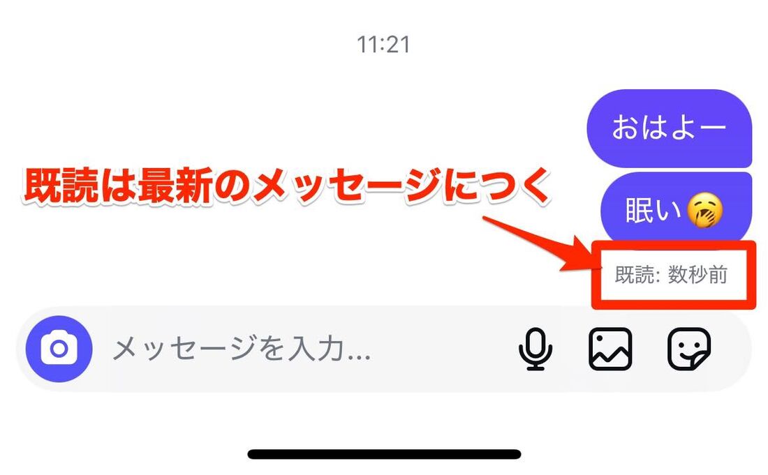 1対1のスレッドの場合