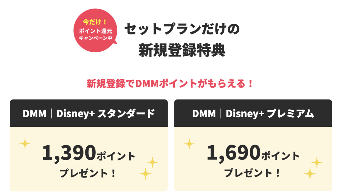 ディズニープラスDMMキャンペーン