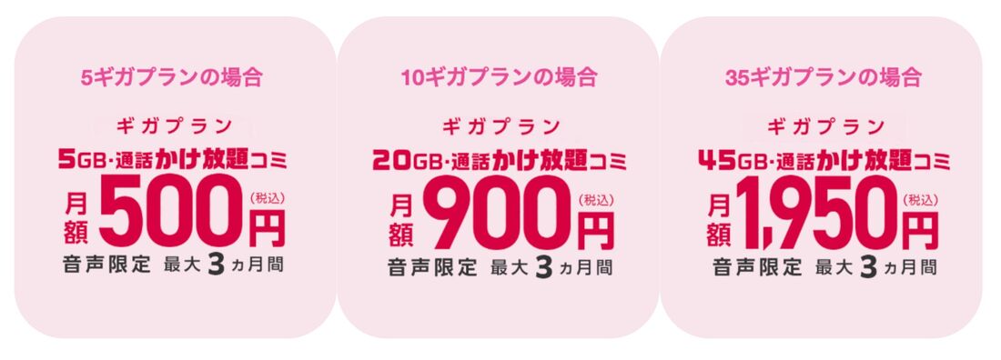 ギガプラン サマーキャンペーン