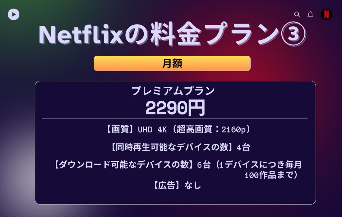 Netflix プレミアムプラン