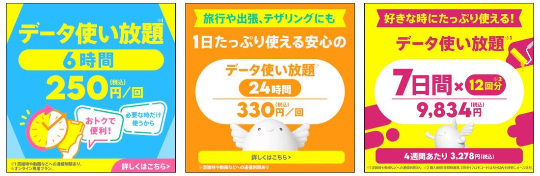 povo2.0 データ使い放題トッピング