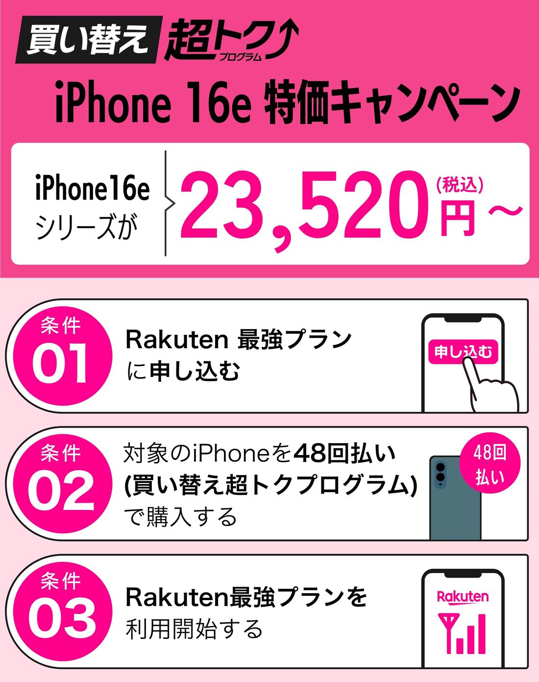 iPhone 16e 特価キャンペーン