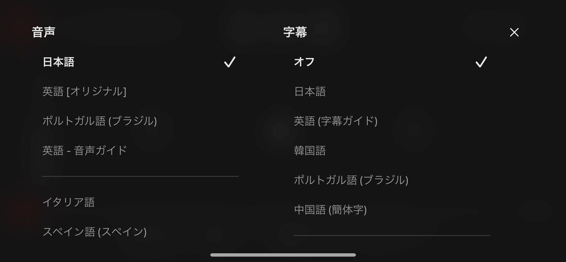 Netflix 言語切替
