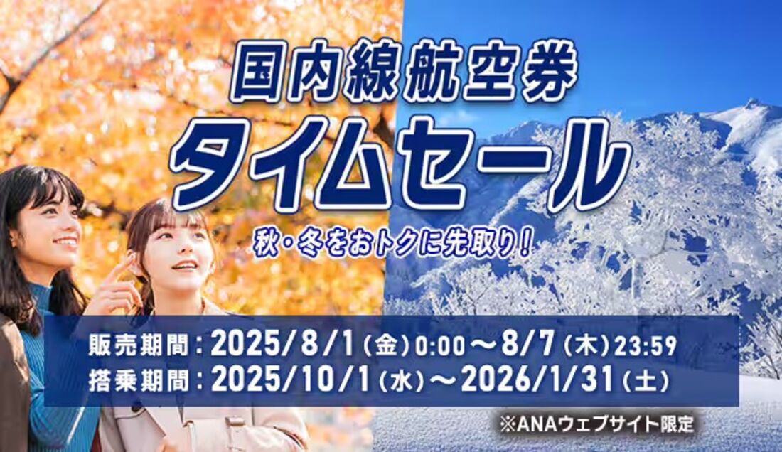 国内線航空券タイムセール