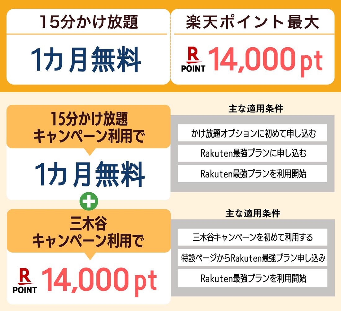 楽天モバイル 併用