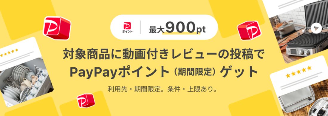 レビュー動画投稿キャンペーン