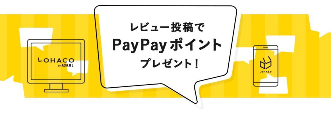 レビュー投稿でPayPayポイント