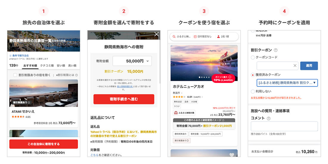 Yahoo!トラベル(ふるさと納税)