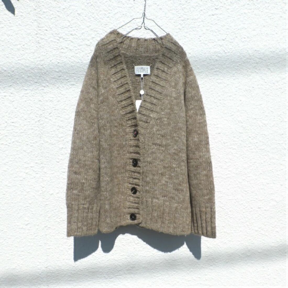 メゾン マルジェラ （Maison Margiela） ローゲージ Vネック カーディガン