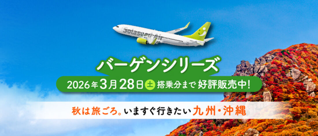バーゲンシリーズ(早期予約限定のお得な航空券)