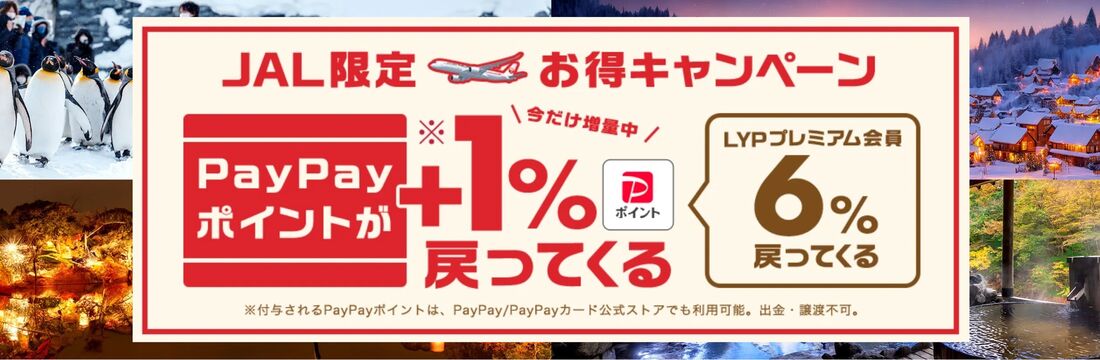 JAL限定 PayPayポイントお得キャンペーン