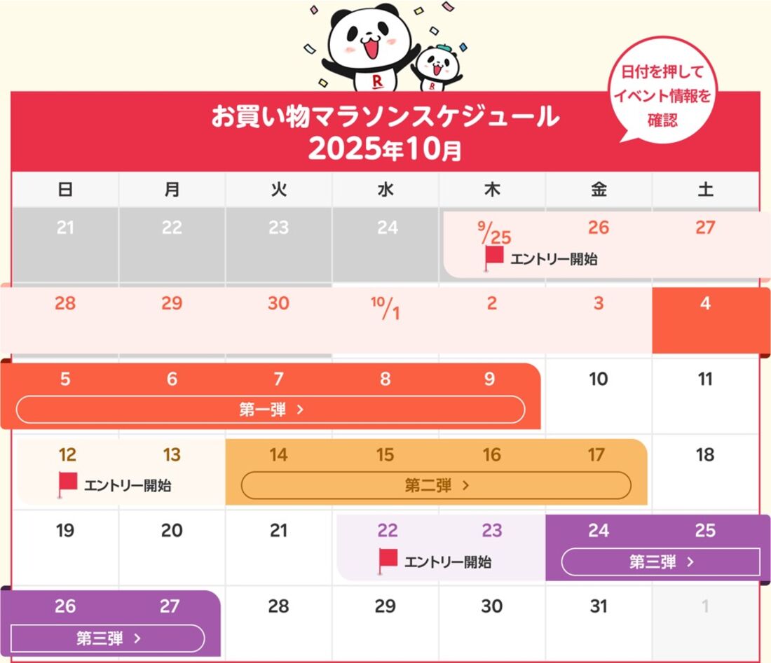 開催スケジュール