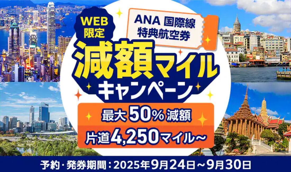 減額マイルキャンペーン