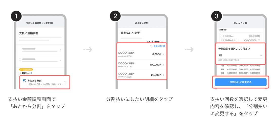 PayPayカード あとから分割