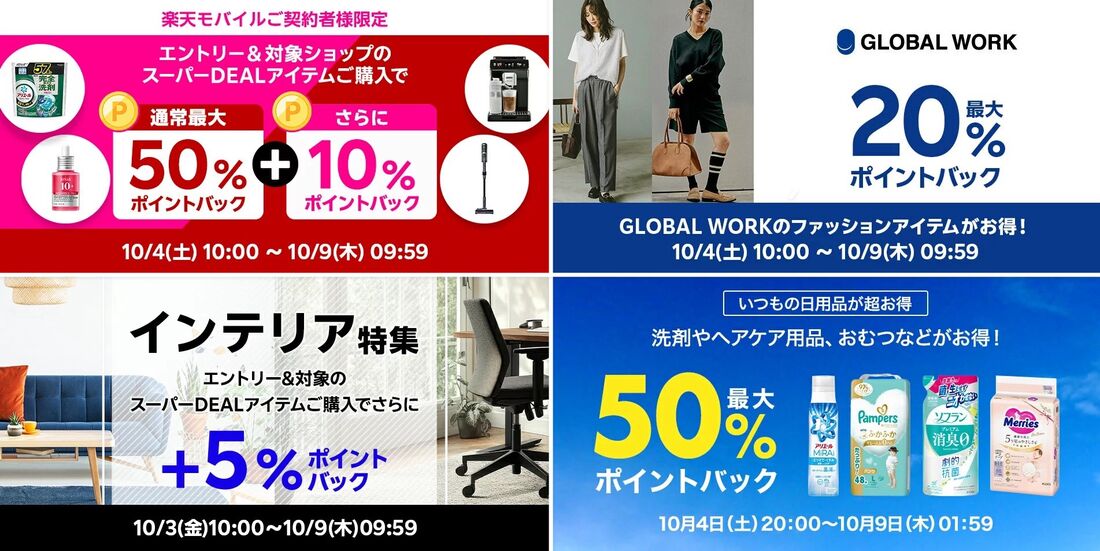 お買い物マラソン期間限定イベント