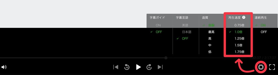 Hulu 再生速度変更 ブラウザ
