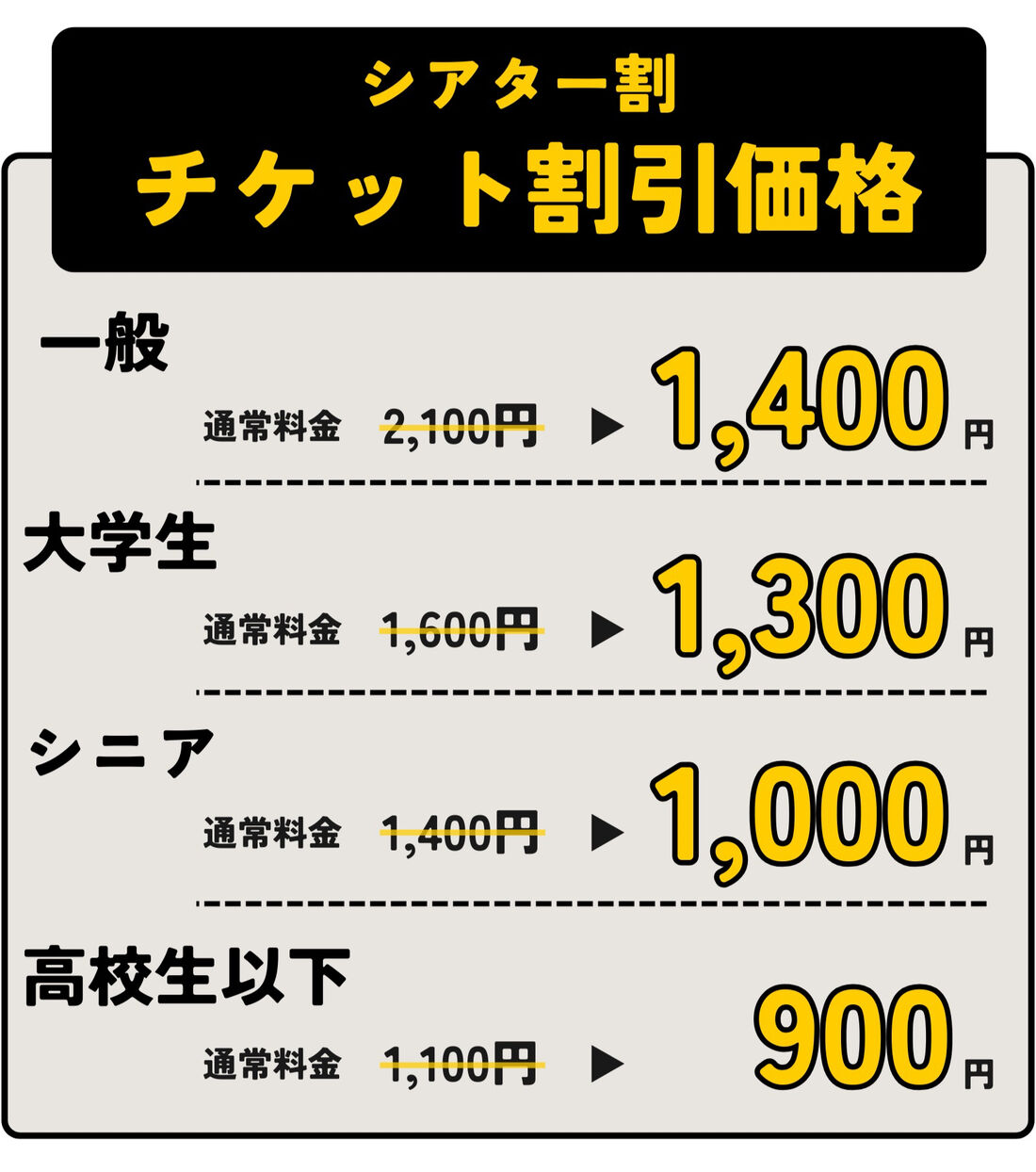 【まお】／リピート割引価格 MOVIX／ピカデリーのクーポン・クーポンコードまとめ、割引方法を安い