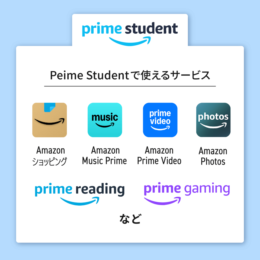 プライムスチューデント 特典