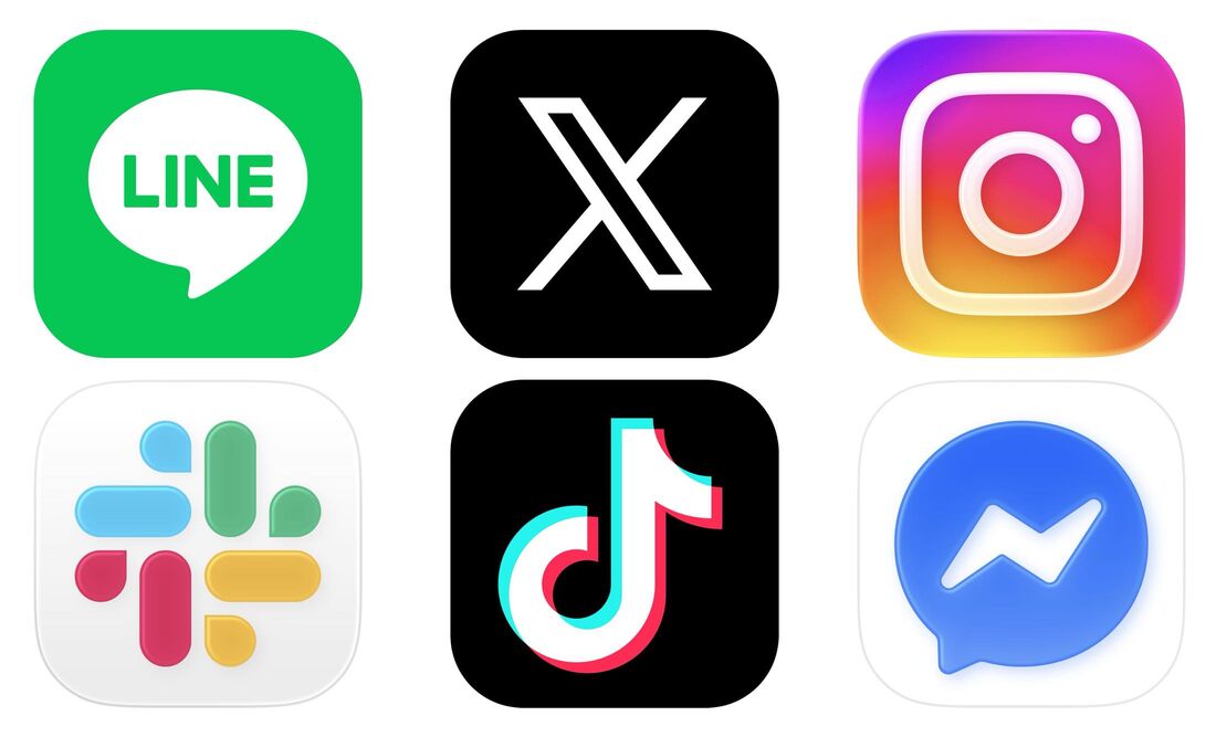 LINEやインスタ、Xなど好きなツールで送信できる
