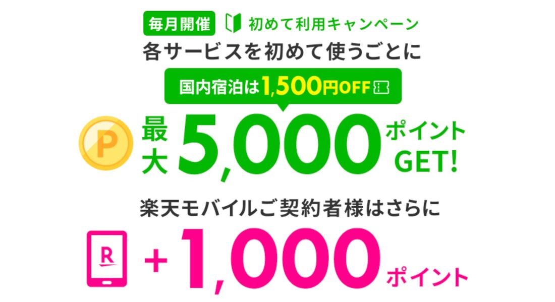 初めて利用キャンペーン