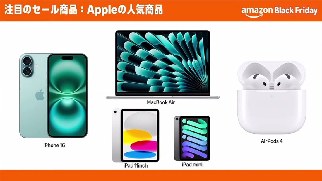 Appleの人気商品