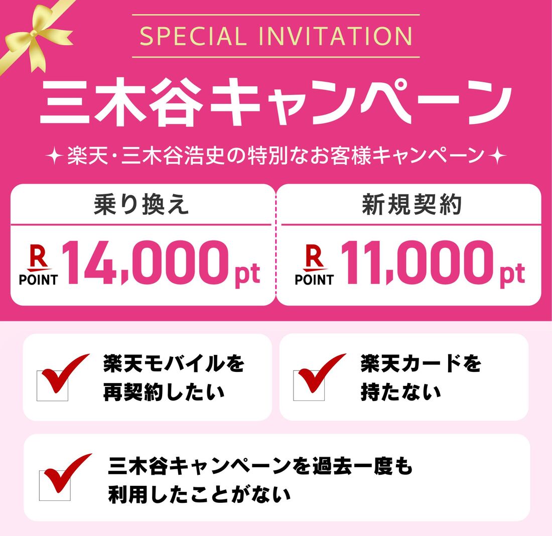 三木谷キャンペーン