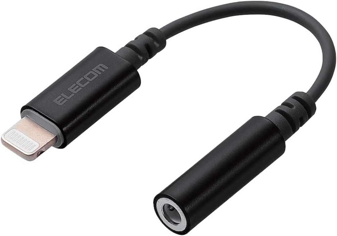 エレコム イヤホン・ヘッドホン用Lightningコネクタ変換ケーブル