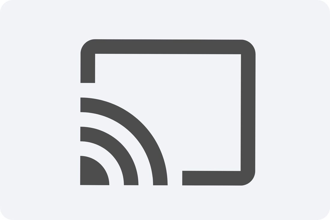 「キャスト」マーク（テレビ型の長方形の左下にWi-Fiマーク）