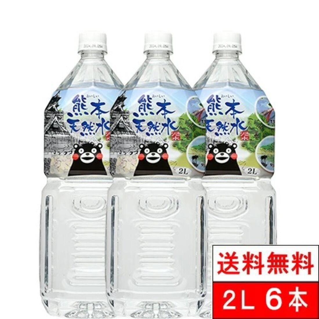 おいしい熊本 天然水 シリカ水 2L 6本