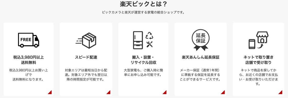 楽天ビックとは