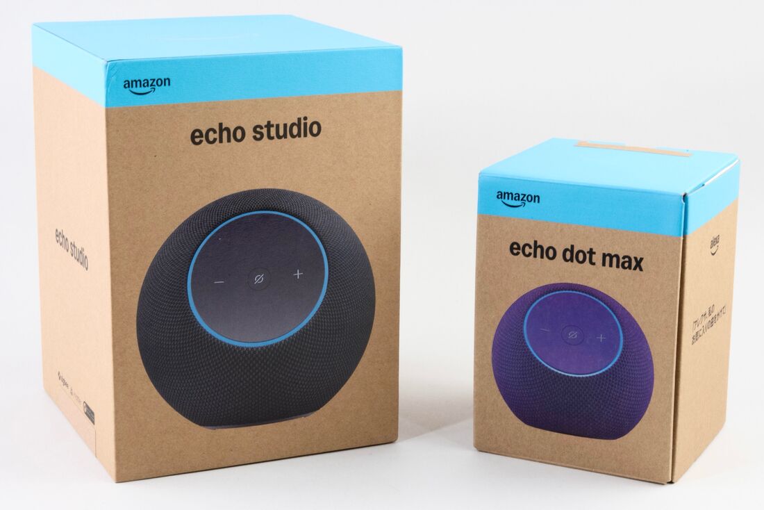 Echo Dot MaxとEcho Studio