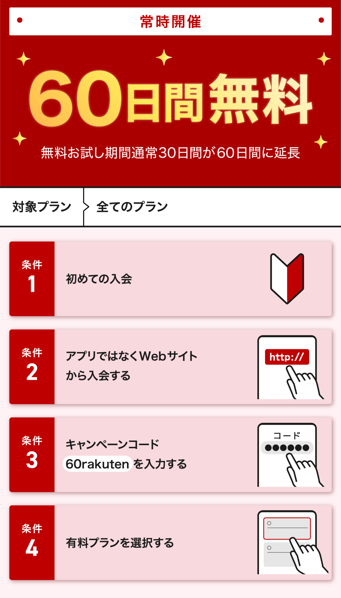 楽天ミュージック　無料お試し期間延長キャンペーン