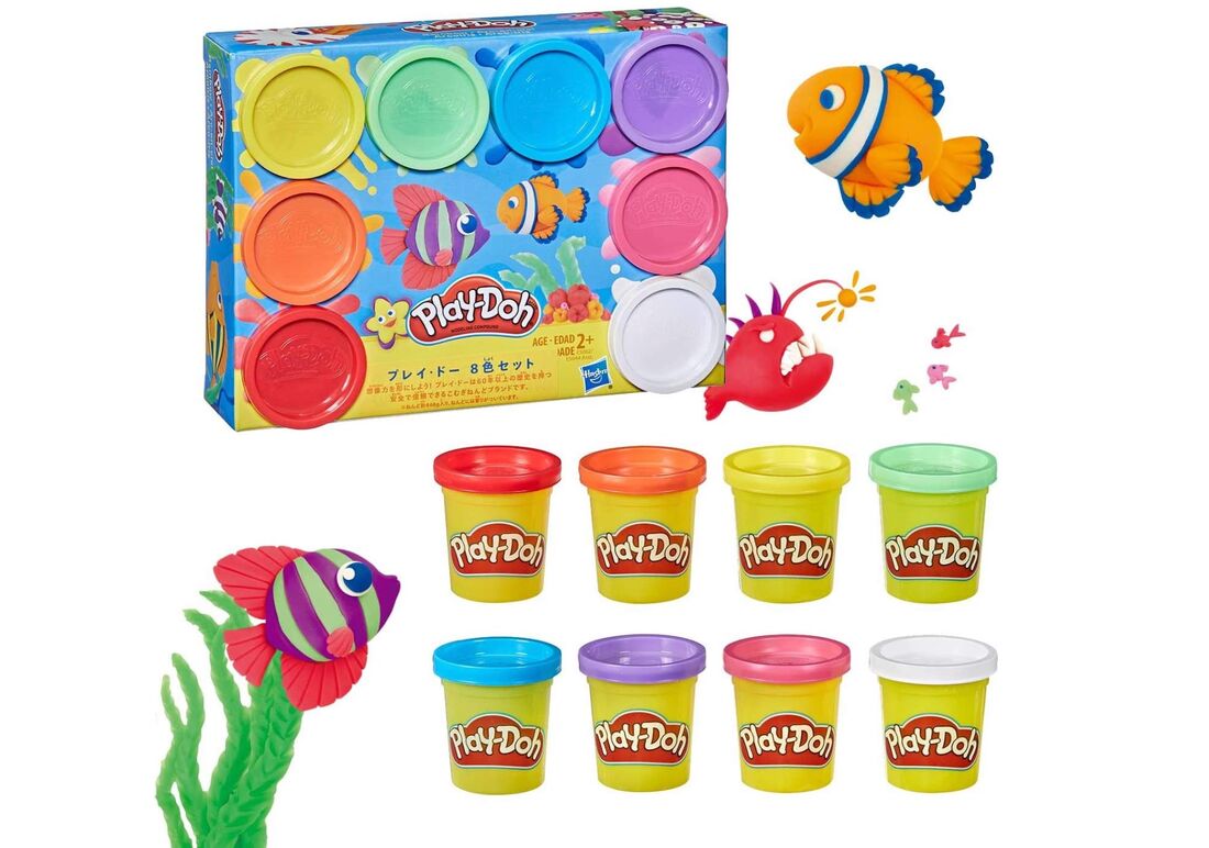 ハズブロ(HASBRO) 約56g 8色入りレインボーカラーのプレイ・ドー