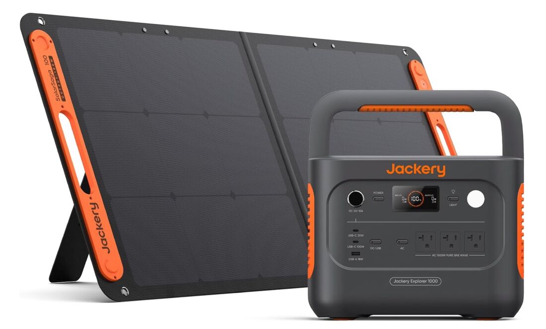 Jackery Solar Generator 1000 New 1070Wh ポータブル電源 100W