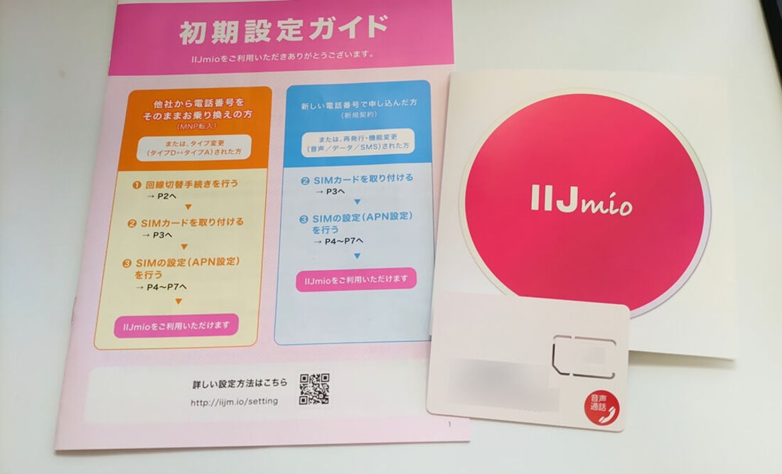 IIJmioウェルカムキット