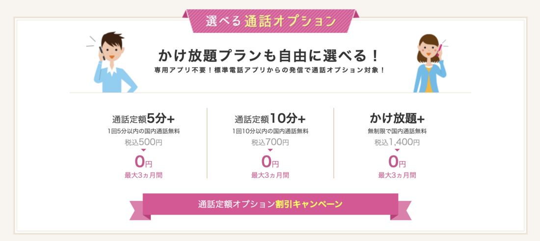 IIJmio 通話オプション