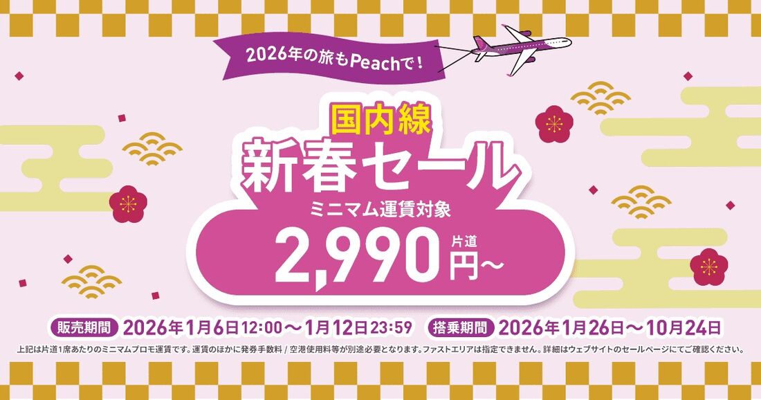 国内線 新春セール