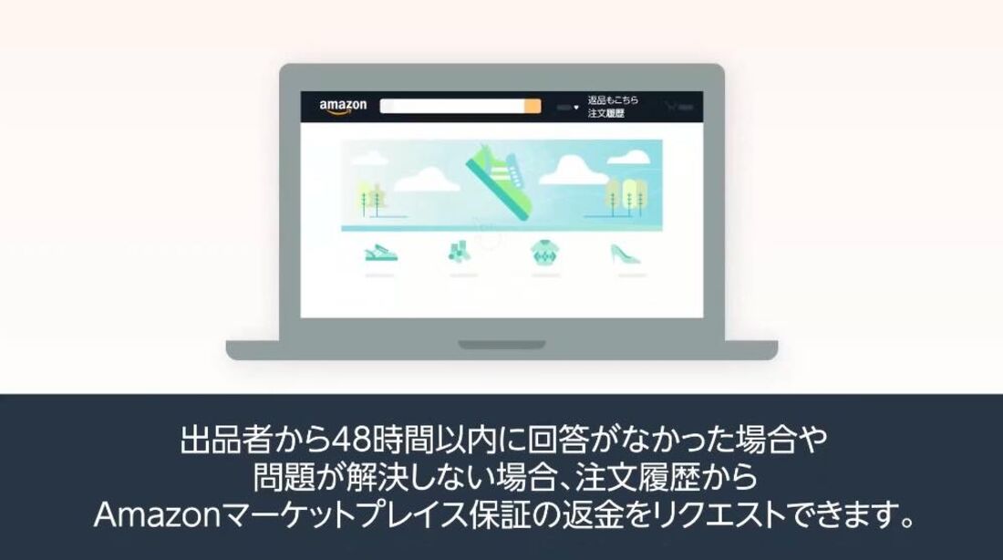 Amazonマーケットプレイス保証の返金を申請する