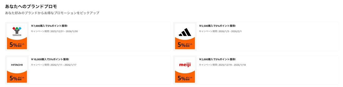 あなたへのブランドプロモ